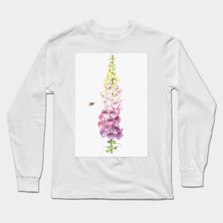 Foxglove and Bee Long Sleeve T-Shirt